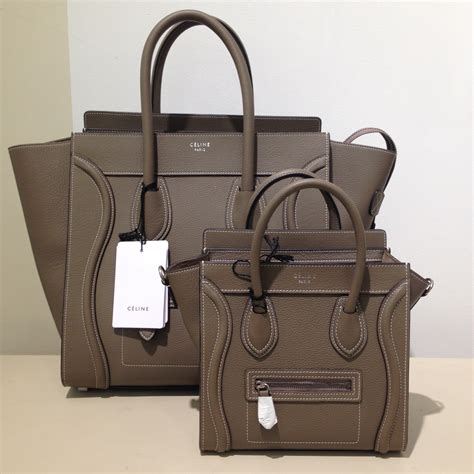 celine luggage phantom sizes|celine nano luggage tote bag.